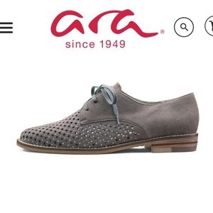 Luftpolster Ara Kyleigh perforated & studded, lace-up oxfords   C3